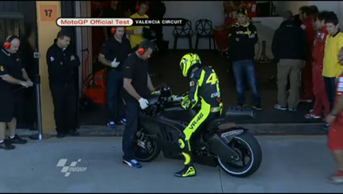 Valentino Test Valencia Ducati